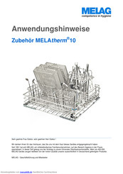 MELAG MELAtherm 10 Anwendungshinweise
