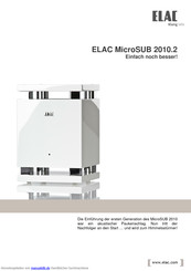 Elac MicroSUB 2010.2 Bedienungsanleitung
