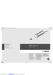 Bosch 7 GGS Professional Originalbetriebsanleitung
