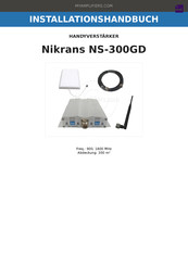 Nikrans NS-300GD Installationshandbuch