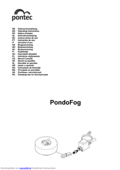 Pontec PondoFog Gebrauchsanleitung
