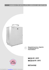 CLIMAVENETA MICS FFT Handbuch Für Installation, Gebrauch Und Wartung