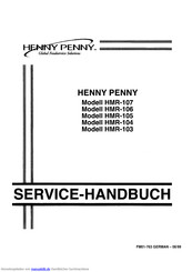 Henny Penny HMR-104 Servicehandbuch