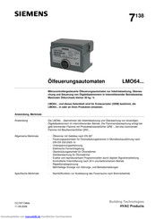 Siemens LMO64.300C2 Handbuch