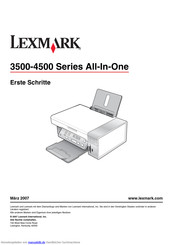Lexmark 4500 Series Erste Schritte