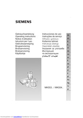 Siemens MK553-SERIES Gebrauchsanleitung