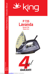 KING Lavanda P725 Bedienungsanleitung