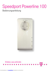 Telekom Speedport Powerline 100 Bedienungsanleitung Pdf Herunterladen Manualslib