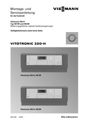 Viessmann Vitotronic 200 H Hk1w Vitotronic 200 H Hk3w Handbucher Manualslib