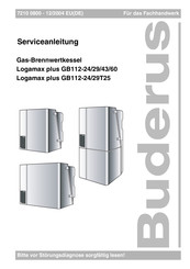 Buderus Gb112 24 29 43 60 Serviceanleitung Pdf Herunterladen Manualslib