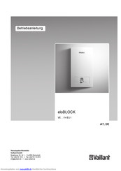 Vaillant eloblock bedienungsanleitung