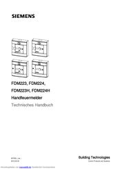 Siemens Fdm223 Technisches Handbuch Pdf Herunterladen Manualslib
