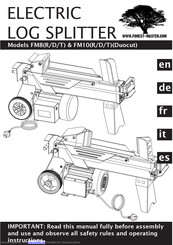 Keil f/ür Holzspalter Forest Master FM10 Duocut-Klinge