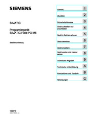 Siemens Simatic Field Pg M6 Handbucher Manualslib