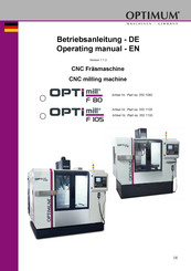 Optimum Optimill F 80 Betriebsanleitung Pdf Herunterladen Manualslib