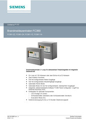 Siemens Fc360 Anleitung Pdf Herunterladen Manualslib