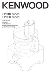 Kenwood multipro FP920-Serie Handbücher | ManualsLib