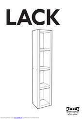 Ikea Lack Montageanleitung Pdf Herunterladen Manualslib