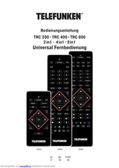 Telefunken Trc 200 Bedienungsanleitung Pdf Herunterladen Manualslib