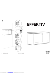 Ikea Effektiv Handbucher Manualslib