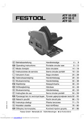 Festool Atf 55 E Betriebsanleitung Pdf Herunterladen Manualslib