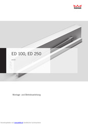 Dorma Ed 100 Montageanleitung Pdf Herunterladen Manualslib