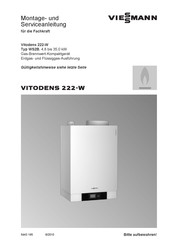Viessmann Vitodens 222 W Typ Ws2b Handbucher Manualslib