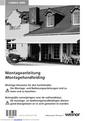 Weinor I 2000 Montageanleitung Pdf Herunterladen Manualslib