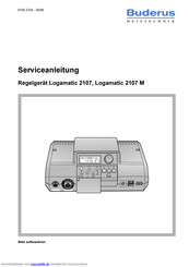 Buderus Logamatic 2107 Serviceanleitung Pdf Herunterladen Manualslib