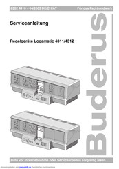 Buderus Logamatic 4311 Handbucher Manualslib