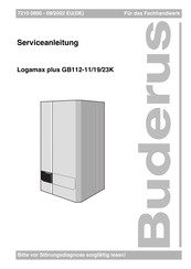 Buderus Logamax Plus Serviceanleitung Pdf Herunterladen Manualslib