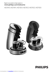 Philips Hd74 Bedienungsanleitung Pdf Herunterladen Manualslib