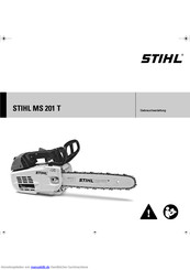 Stihl Ms 1 T Gebrauchsanleitung Pdf Herunterladen Manualslib