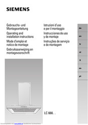 Siemens Lc 666 Serie Handbucher Manualslib
