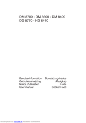 Aeg Dm 8700 Benutzerinformation Pdf Herunterladen Manualslib