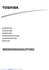 Toshiba 49 V58 Bedienungsanleitung Pdf Herunterladen Manualslib