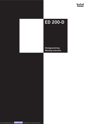 Dorma Ed 200 D Montageanleitung Pdf Herunterladen Manualslib