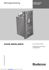 Buderus H107h Montageanleitung Pdf Herunterladen Manualslib