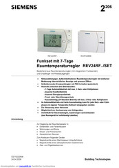 Siemens Rcr10 868 Handbuch Pdf Herunterladen Manualslib