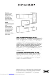 Ikea Besta Montageanleitung Pdf Herunterladen Manualslib
