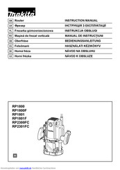 Makita Rp2300fc Handbucher Manualslib