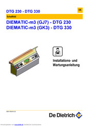 De dietrich DIEMATIC-m3 series Handbücher | ManualsLib